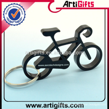 Abrebotellas de barra de metal de forma de bicicleta de promoción